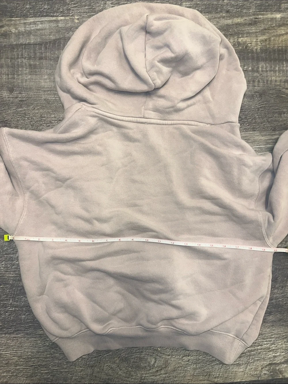 SKIMS Dusty Mauve Cropped Full Zip Hoodie Jacket Women's Size Small